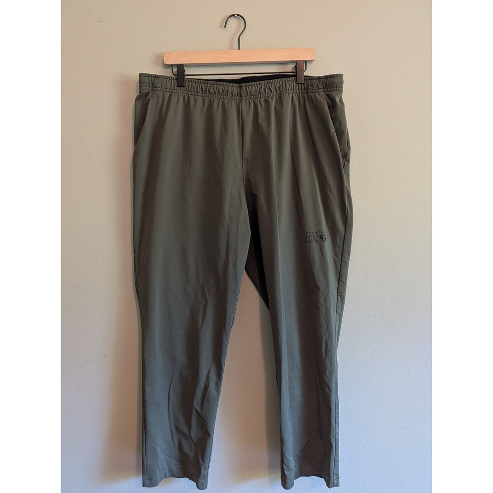 Mountain Hardwear Basin Pull On Pants Mens XXL Surplus Green Hiking Outdoor